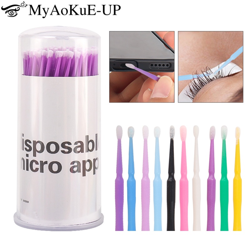 Eyelash Extension Vendor - 100 قطعة فرشاة رمش المتاح لاش