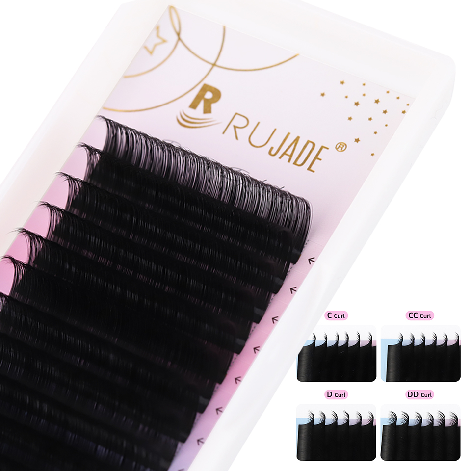 Eyelash Extension Korea Natural - رموش صناعية روسية من RUJADE بتصميم