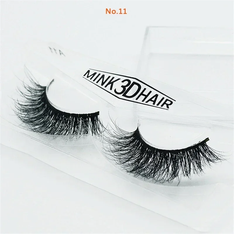 Eyelash Extension No 11 - 1 زوج ثلاثية الأبعاد رموش المنك