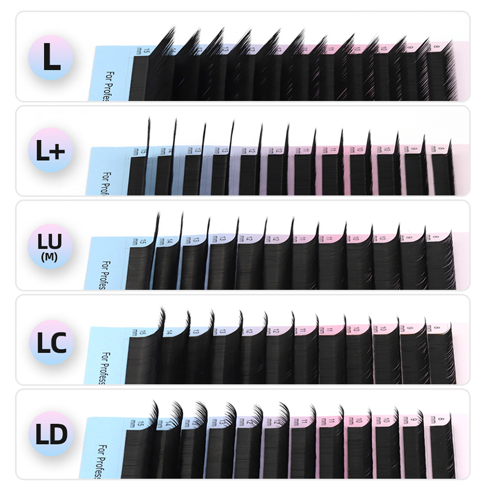 Eyelash Extension Yelix - RUJADE L L + LC LD