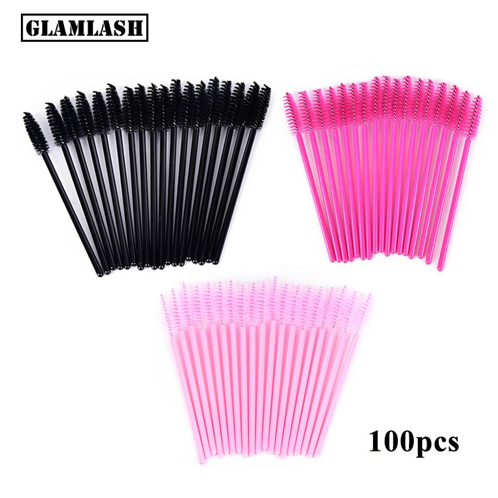 Eyelash Extension Vendor - 100 قطعة المتاح مايكرو رمش فرشاة