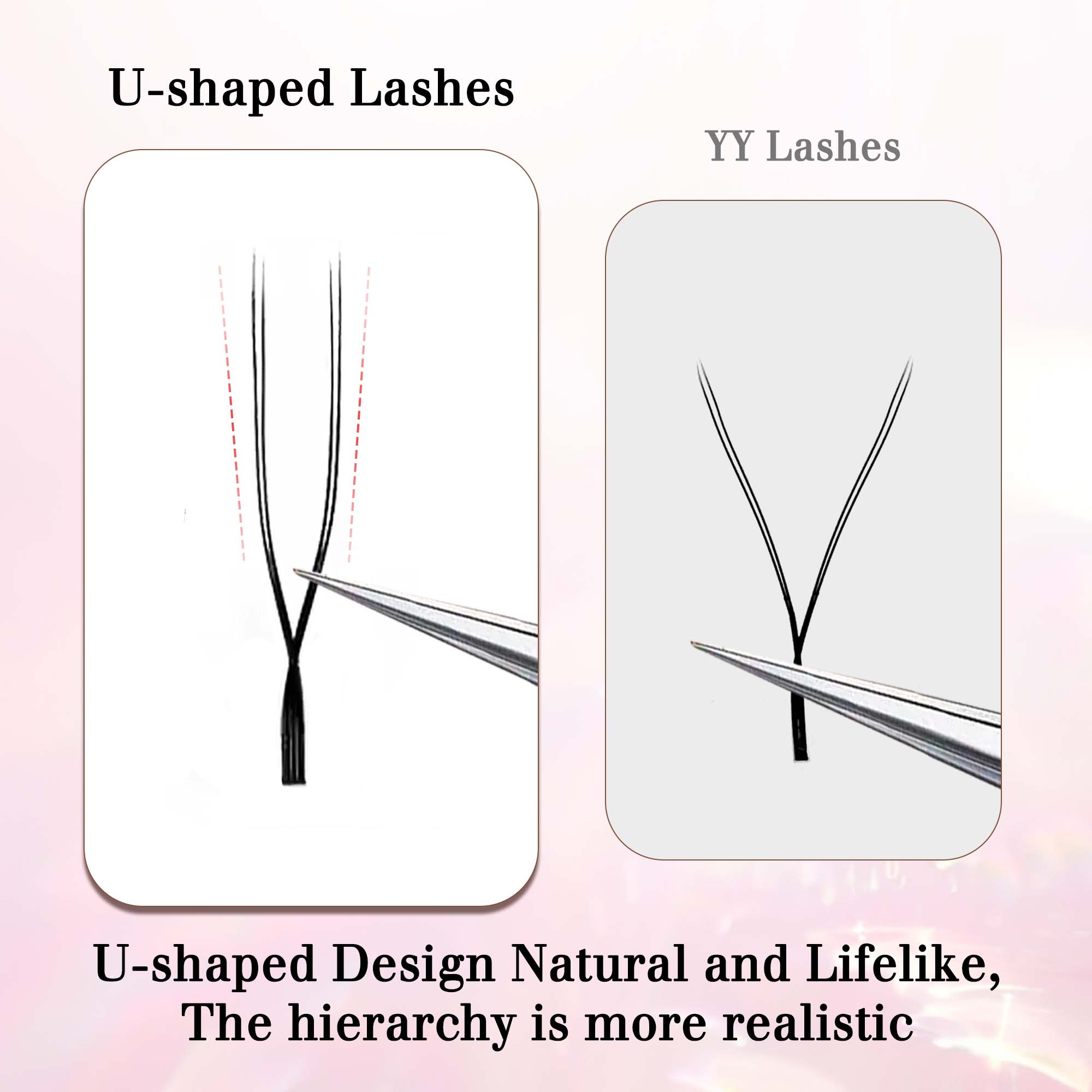 CoMango رموش U YY رموش اصطناعي - مراجعة Eyelash Extension Yelix وسعره