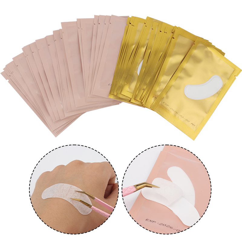 50 Pairs رقع العين تحت العين ج - مراجعة Eyelash Extension Class وسعره