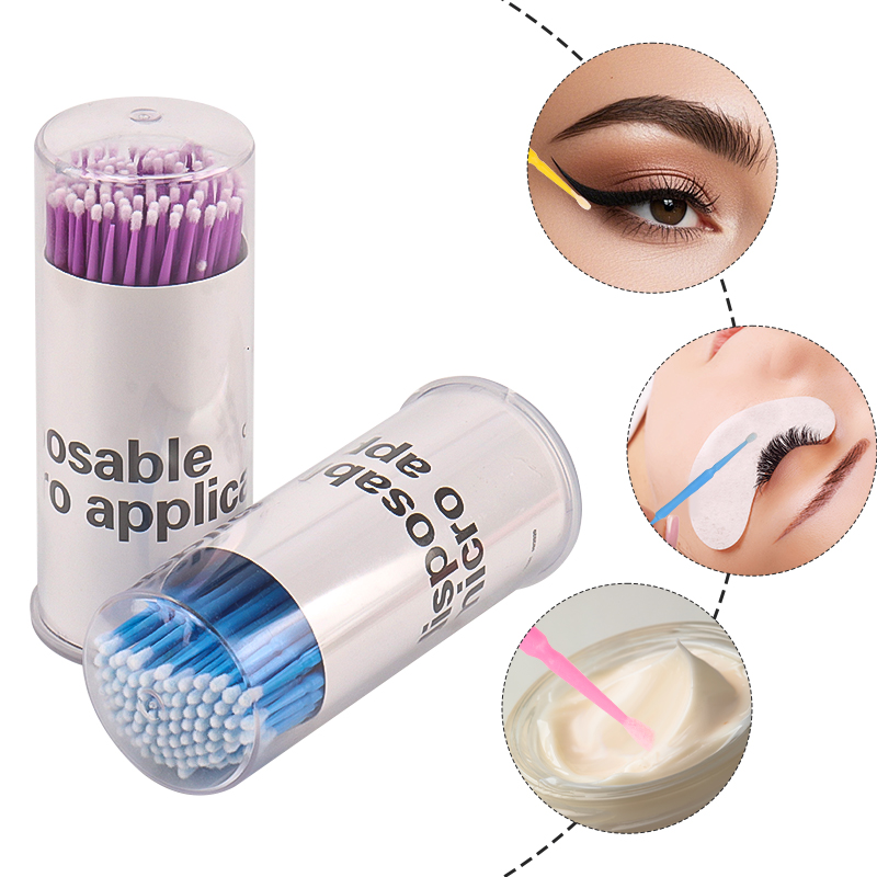 100 قطعة فرشاة رمش المتاح لاش  - مراجعة Eyelash Extension Vendor وسعره