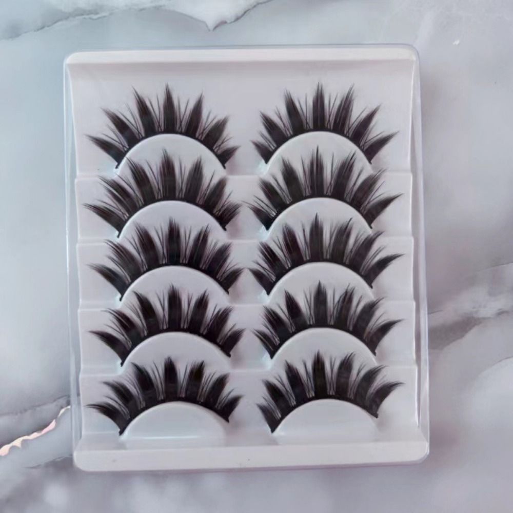 رموش مانغا بمظهر طبيعي مبلل، ر - مراجعة Eyelash Extension Cat Eye Wispy وسعره