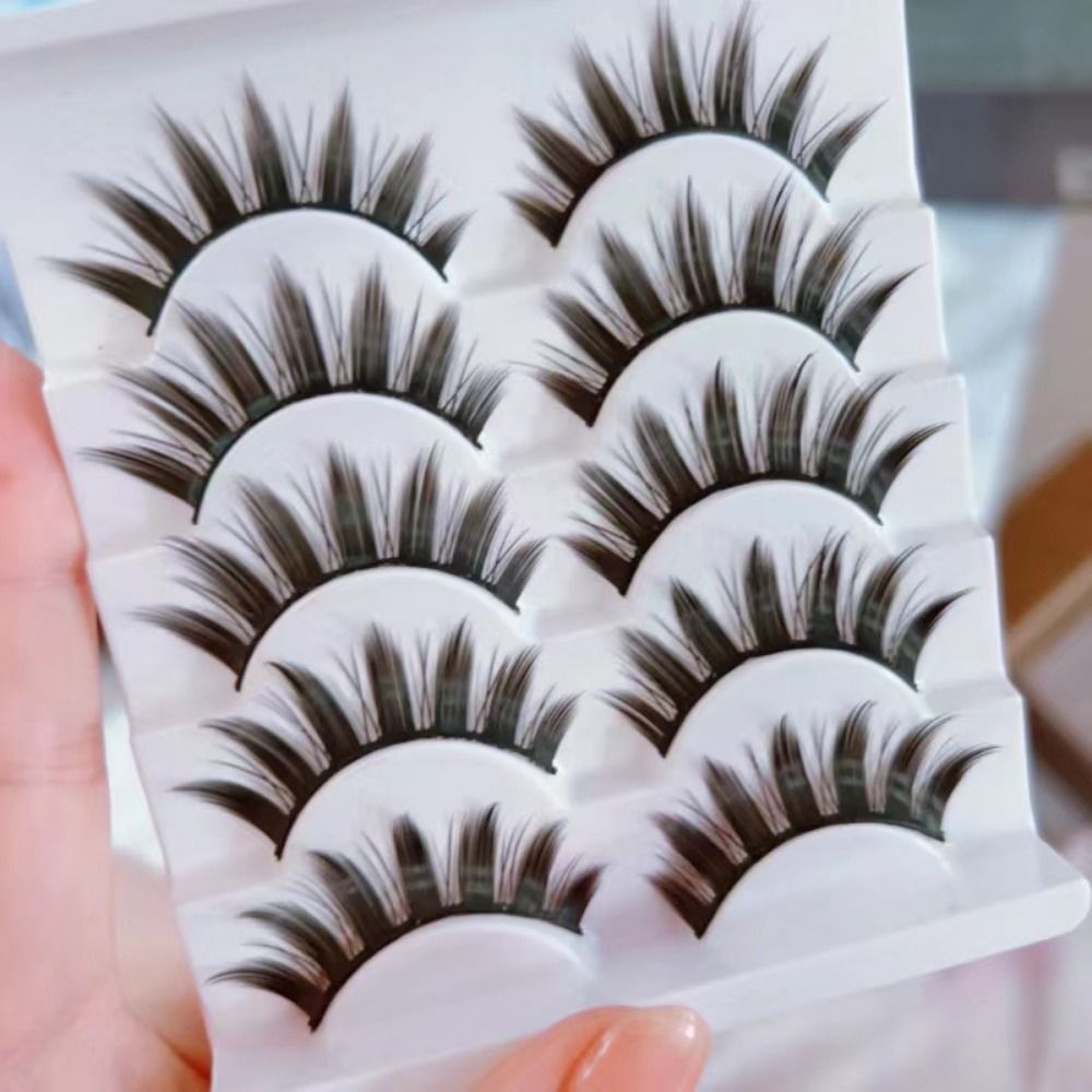 رموش مانغا بمظهر طبيعي مبلل، ر - مراجعة Eyelash Extension Cat Eye Wispy وسعره