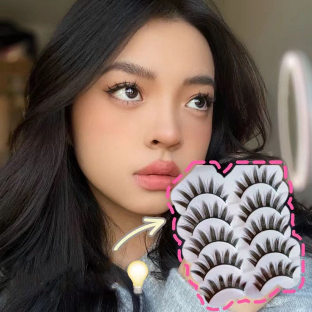 رموش مانغا بمظهر طبيعي مبلل، ر - مراجعة Eyelash Extension Cat Eye Wispy وسعره