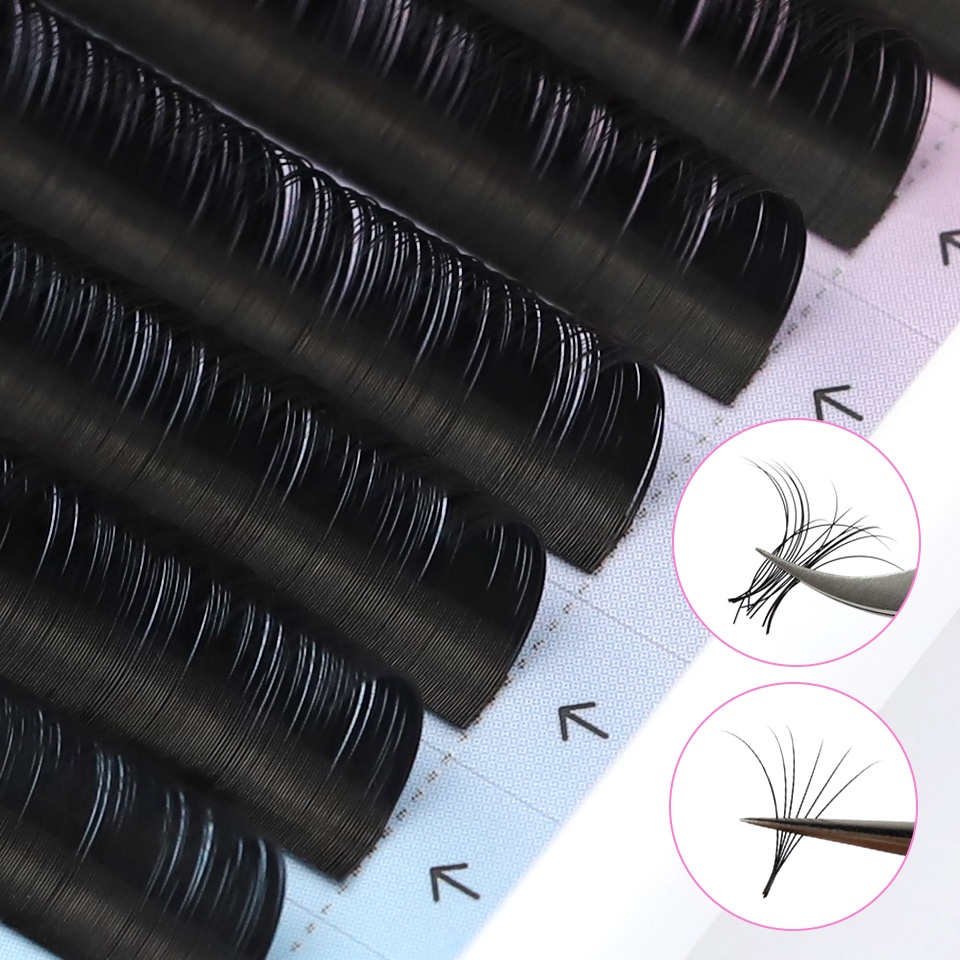 RUJADE 10 صواني/مجموعة بالجملة - مراجعة Eyelash Extension Korea Natural وسعره