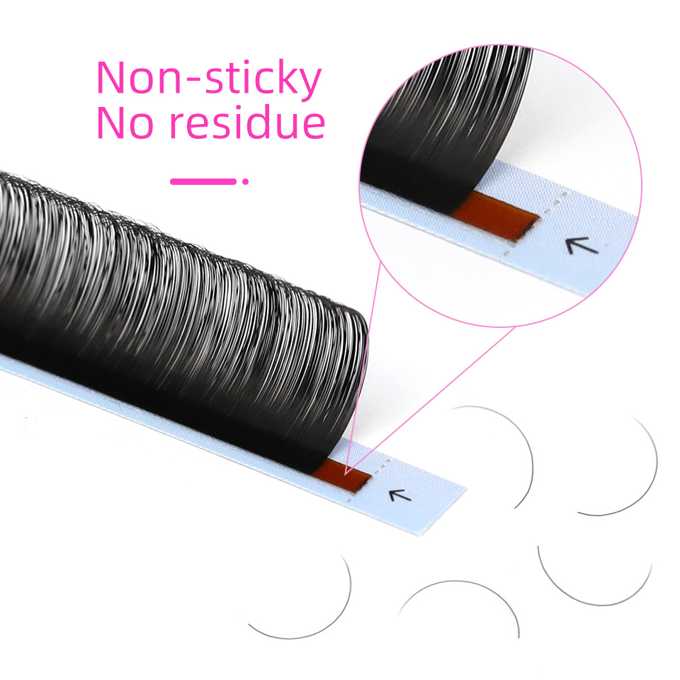 RUJADE 10 صواني/مجموعة بالجملة - مراجعة Eyelash Extension Korea Natural وسعره