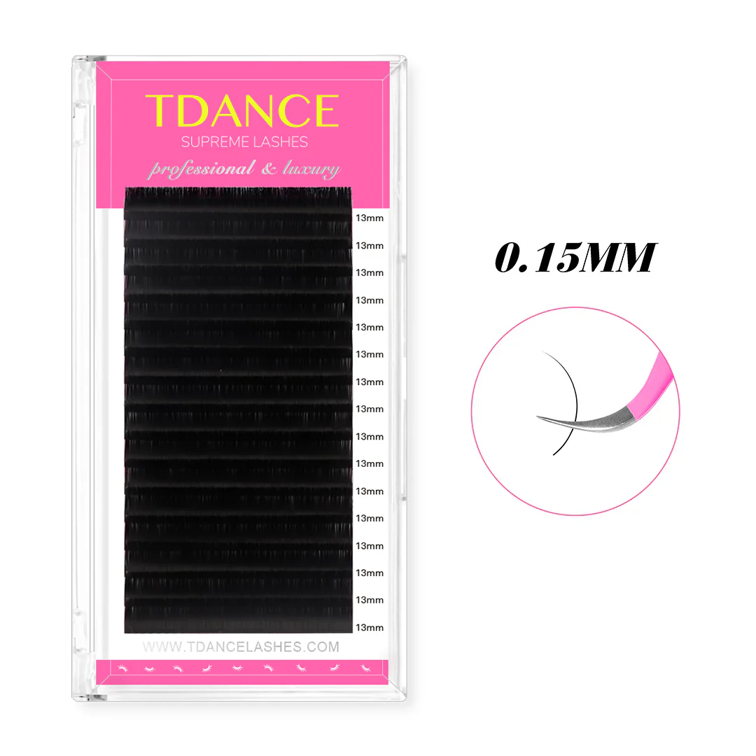 رموش TDANCE الكلاسيكية ذات 16  - مراجعة Eyelash Extension Korea Natural وسعره