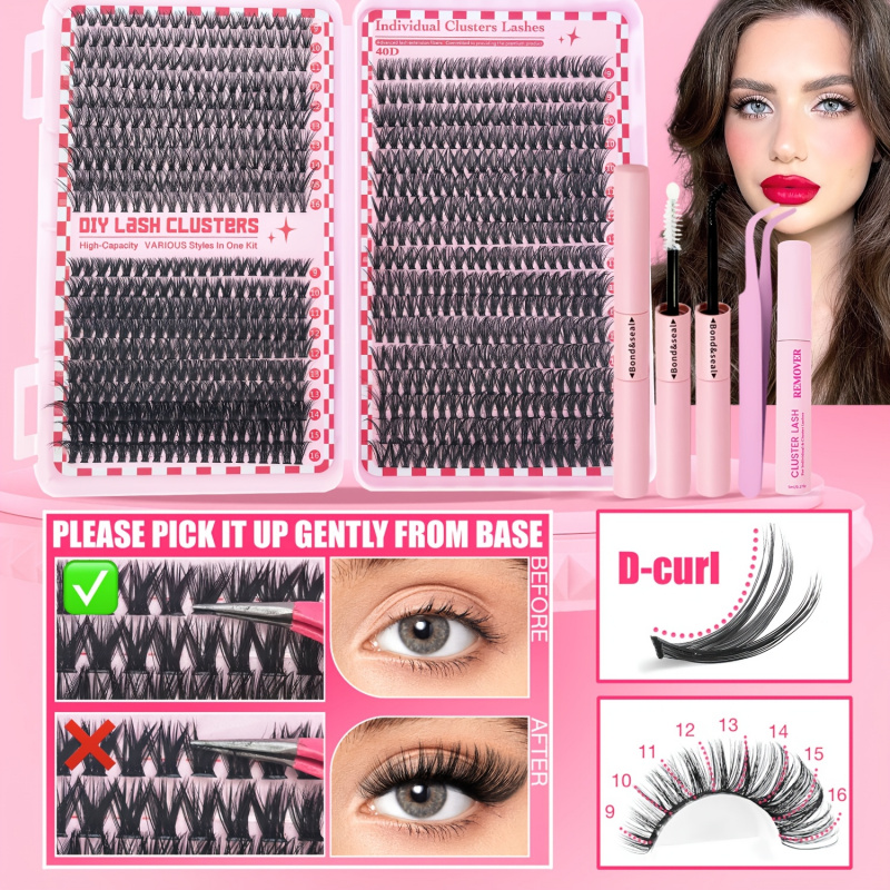 طقم تمديد الرموش 740/200pcsClu - مراجعة Eyelash Extension Class وسعره