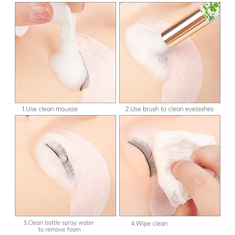 فرشاة شامبو للرموش، أداة إزالة - مراجعة Eyelash Extension Vendor وسعره